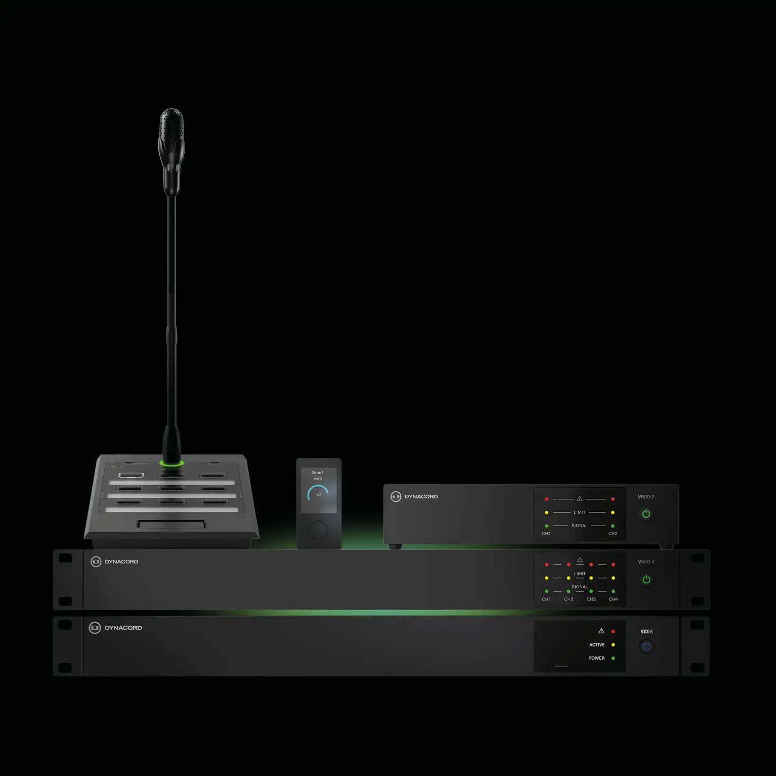Dynacord V Series Zone Audio Platform_ KeyVisual_black