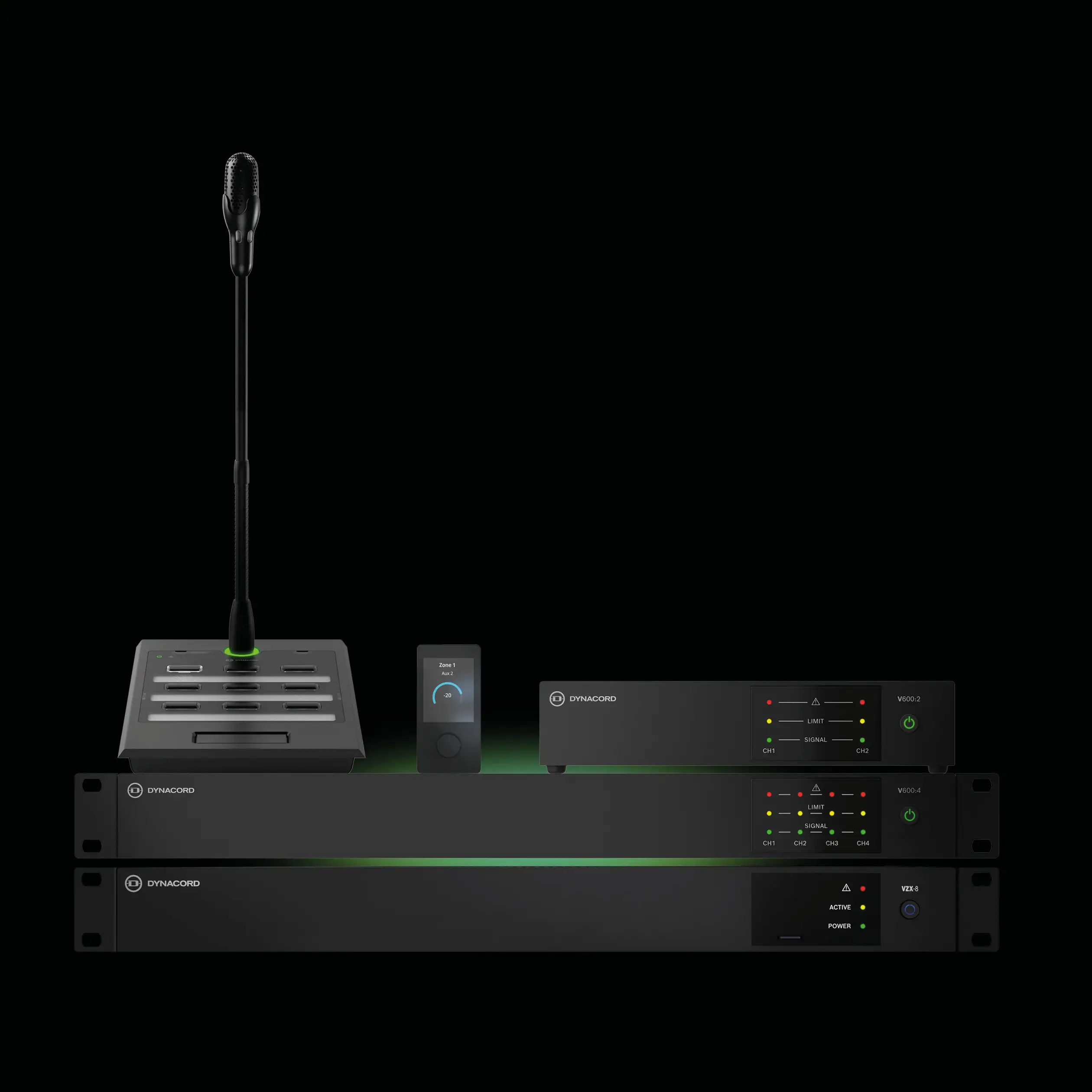Dynacord V Series Zone Audio Platform_ KeyVisual_black