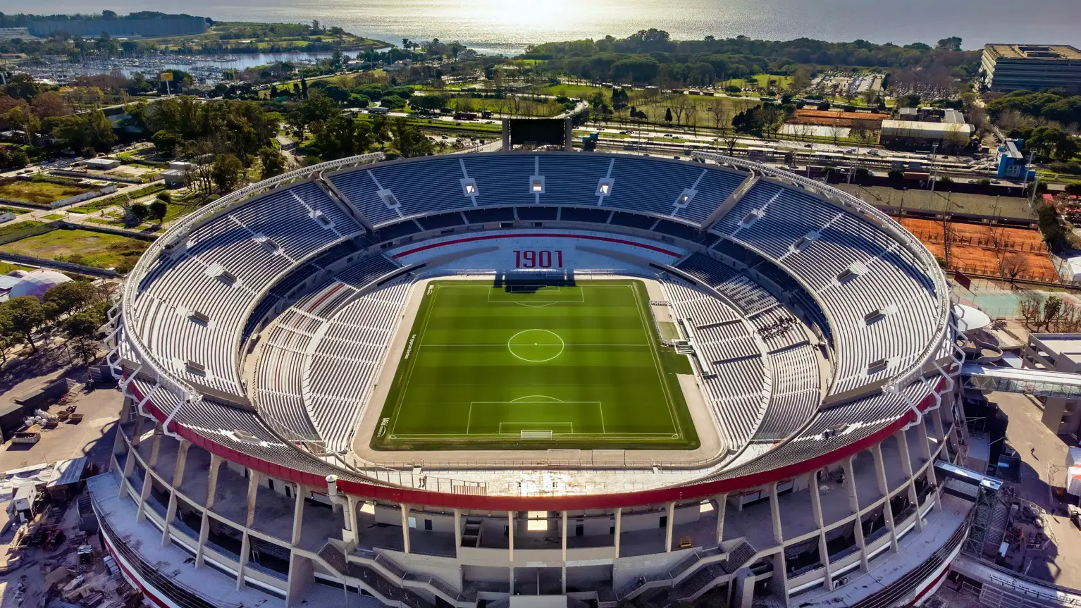 Mas Monumental Stadium, home of Club Atletico River Plate in Nunez, Buenos Aires.
