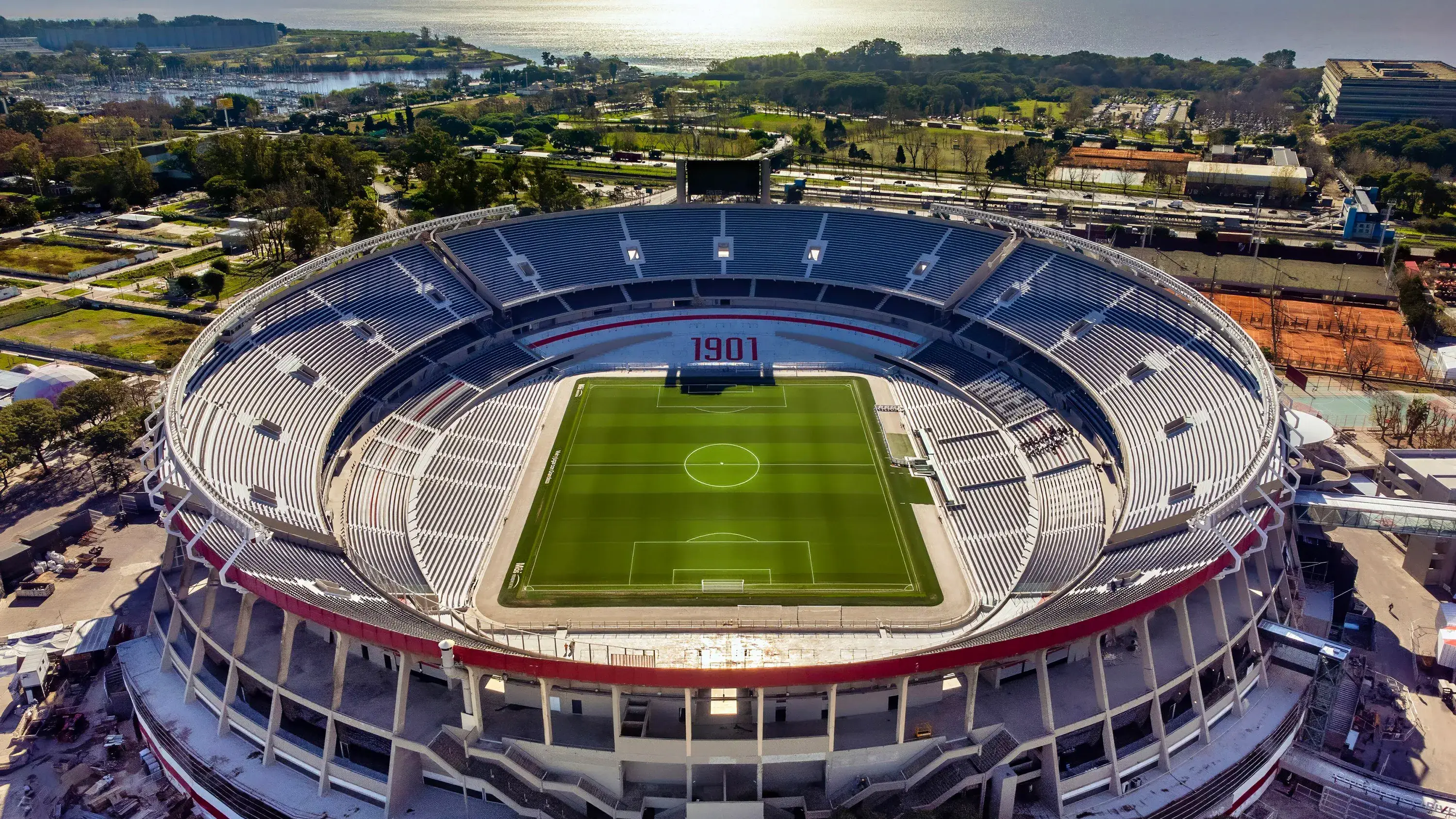 Mas Monumental Stadium, home of Club Atletico River Plate in Nunez, Buenos Aires.